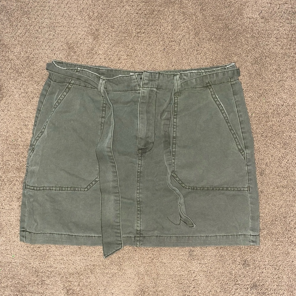 Green skirt
